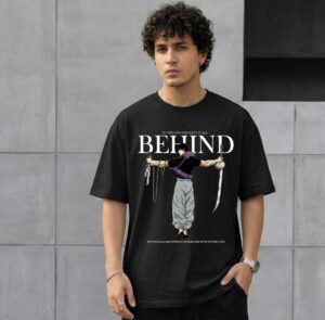 Home menβs white cotton oversized t shirt with anime graphic print β trendy streetwear tee | ink & thread